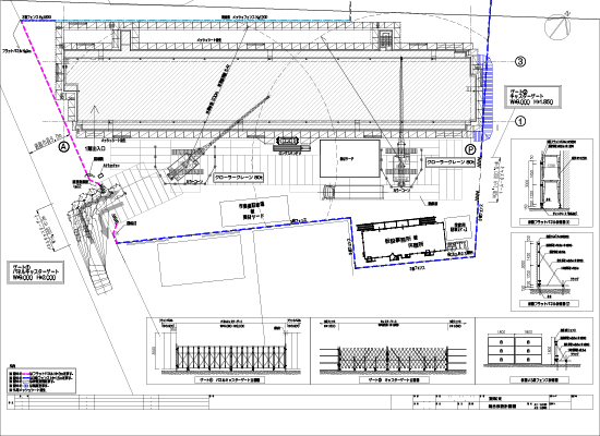 仮設計画図作図2D/3D CAD制作